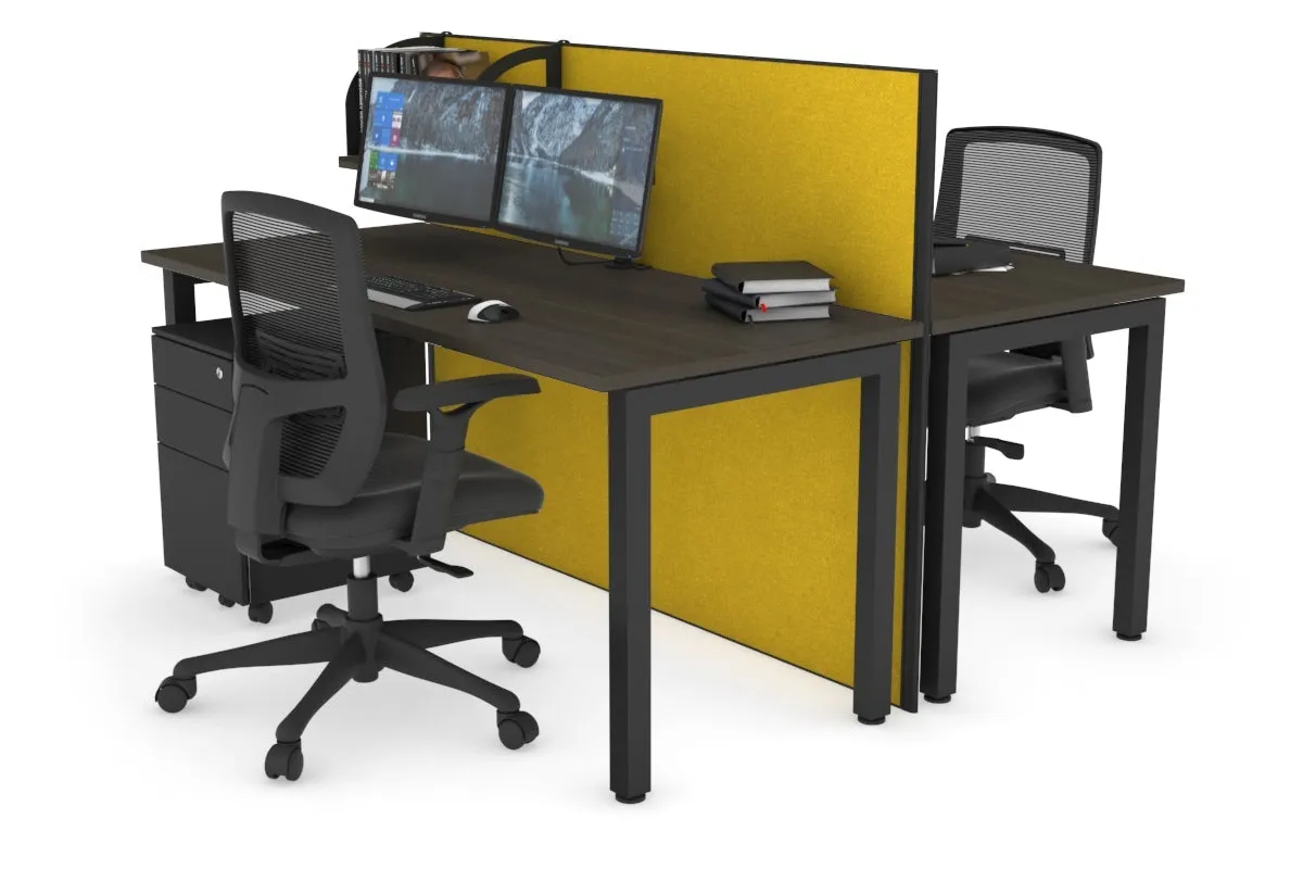 Horizon Quadro 2 Person Bench Square Legs Office Workstation [1200L x 700W]