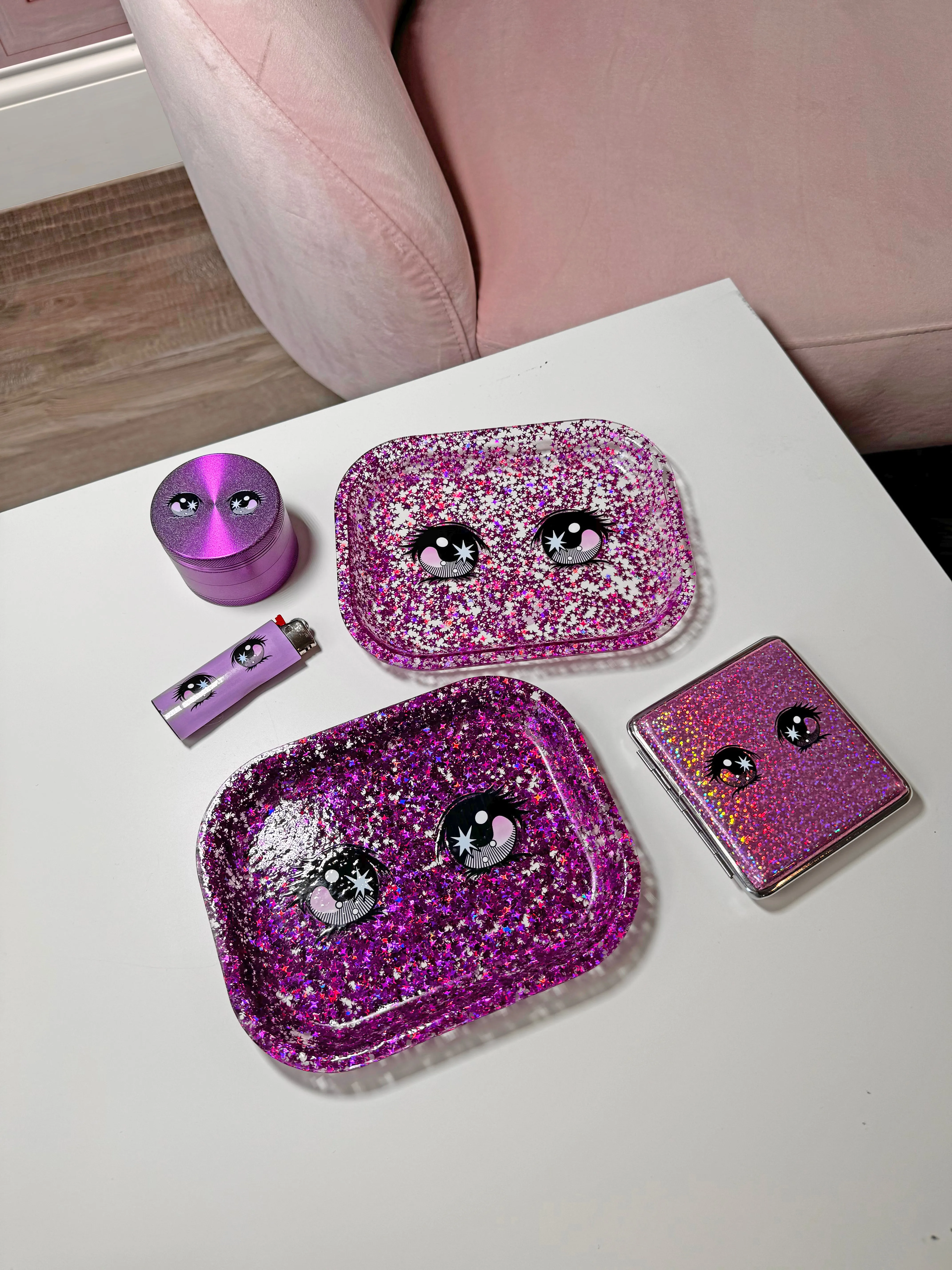 Kawaii Eyes Acrylic Tray