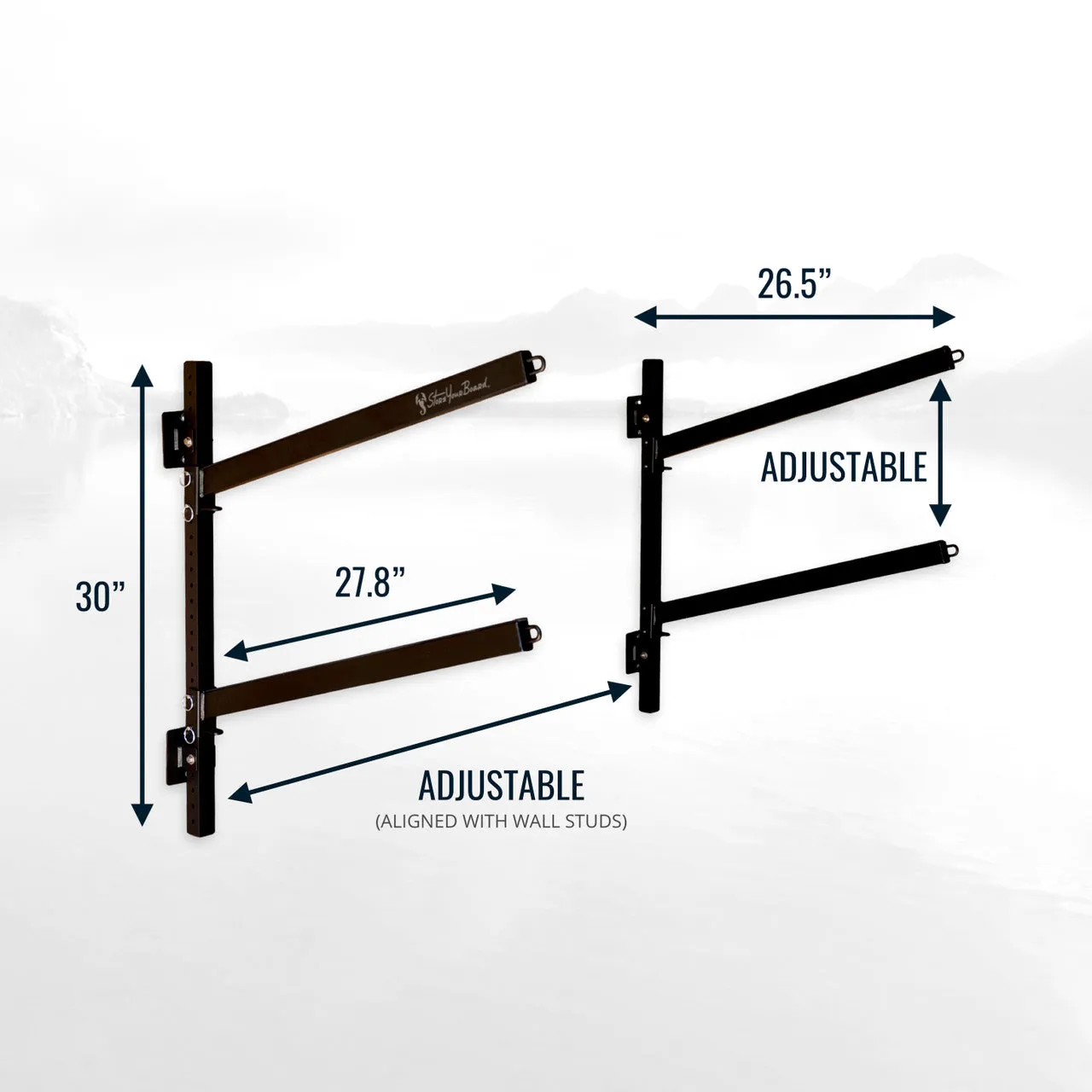 Kona SUP & Surfboard Storage | Indoor Adjustable Rack | 2 Level