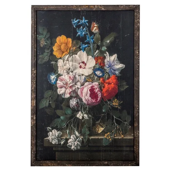 Large Floral Framed Print Set