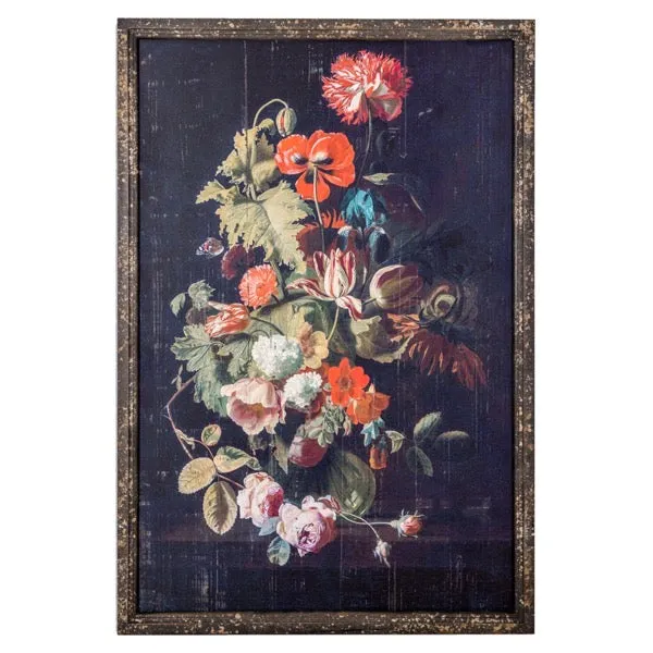 Large Floral Framed Print Set