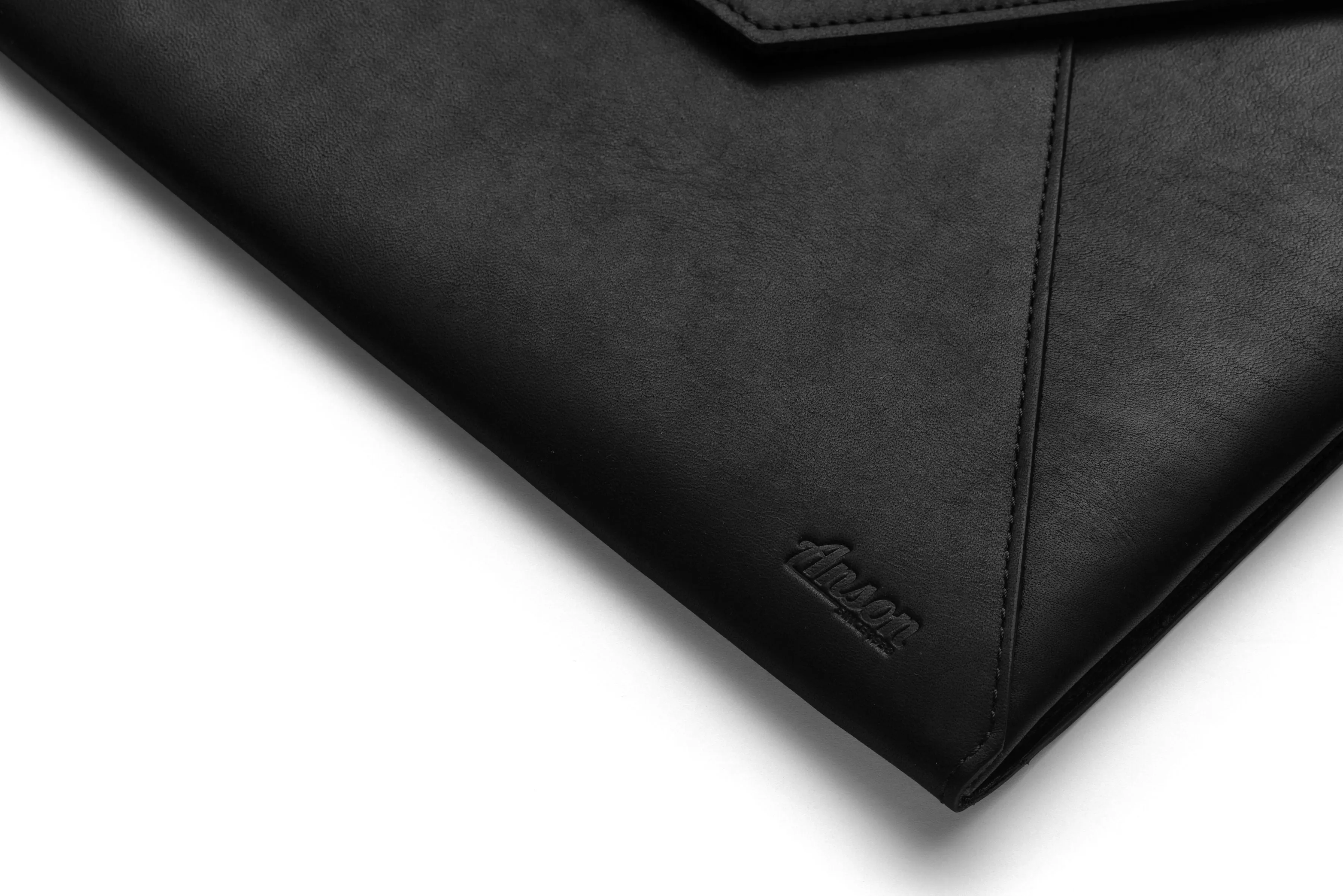 Leather Document Envelope In Brown Or Black