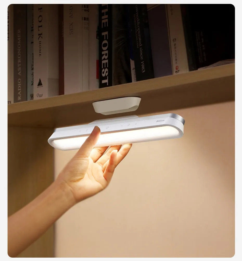 LED Desk Lamp Magnetic Table Lamp for Study Cabinet Light USB Rechargeable Stepless Dimming Dormitory Night lights