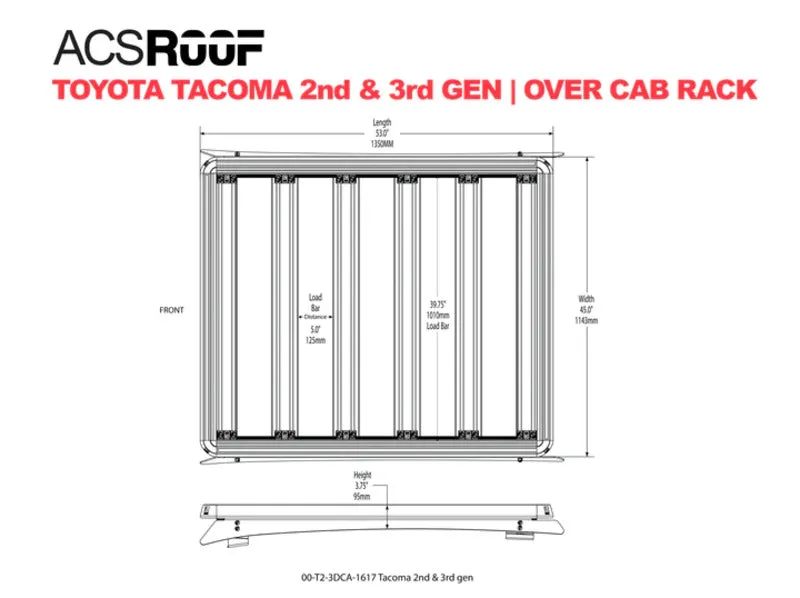 Leitner Designs ACS Roof Over Cab Platform Roof Rack