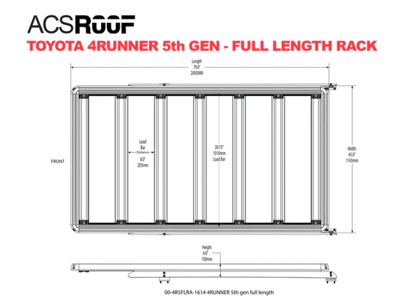 Leitner Designs ACS Roof Over Cab Platform Roof Rack