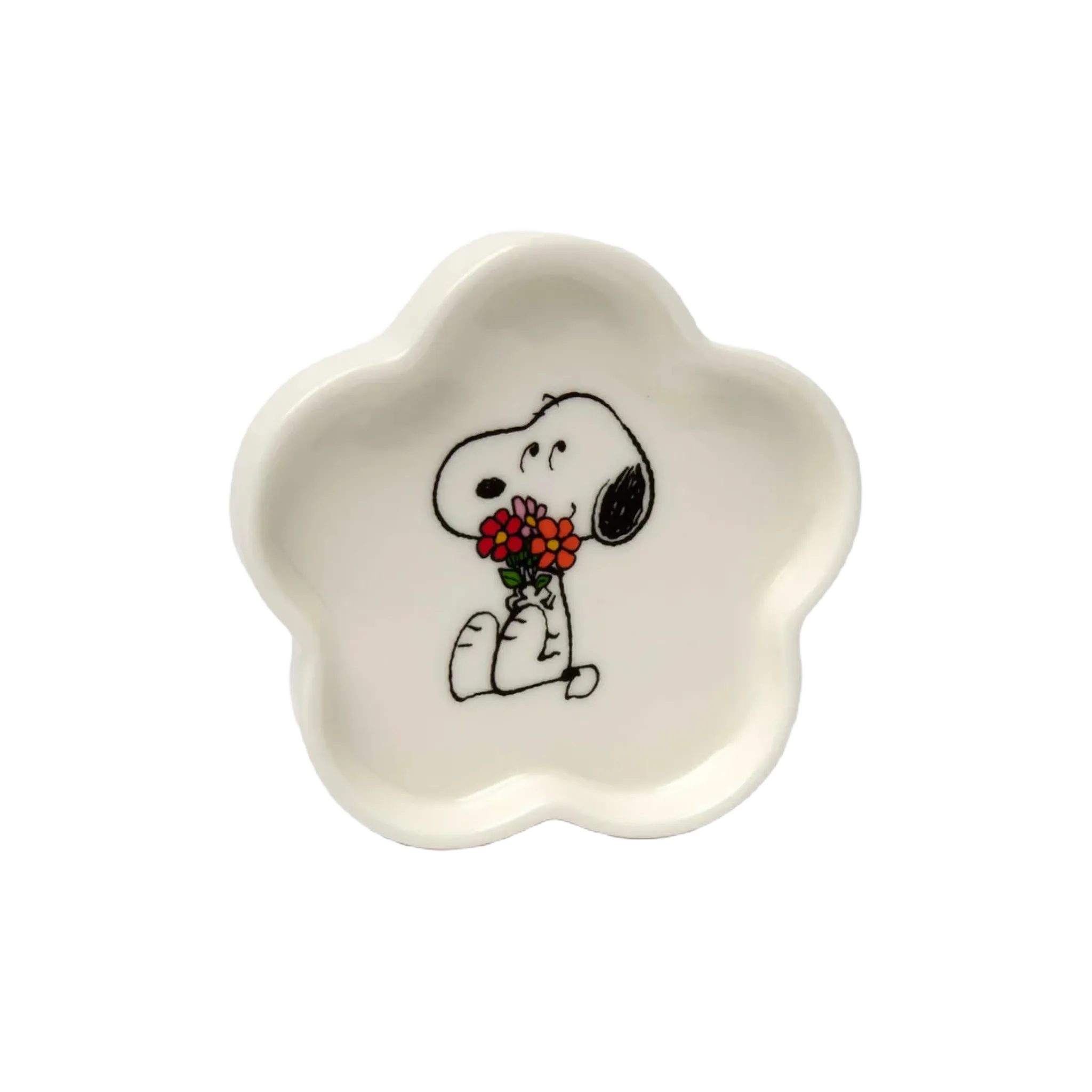 Magpie Gifts Peanuts Snoopy Flower Trinket Dish - Flowers