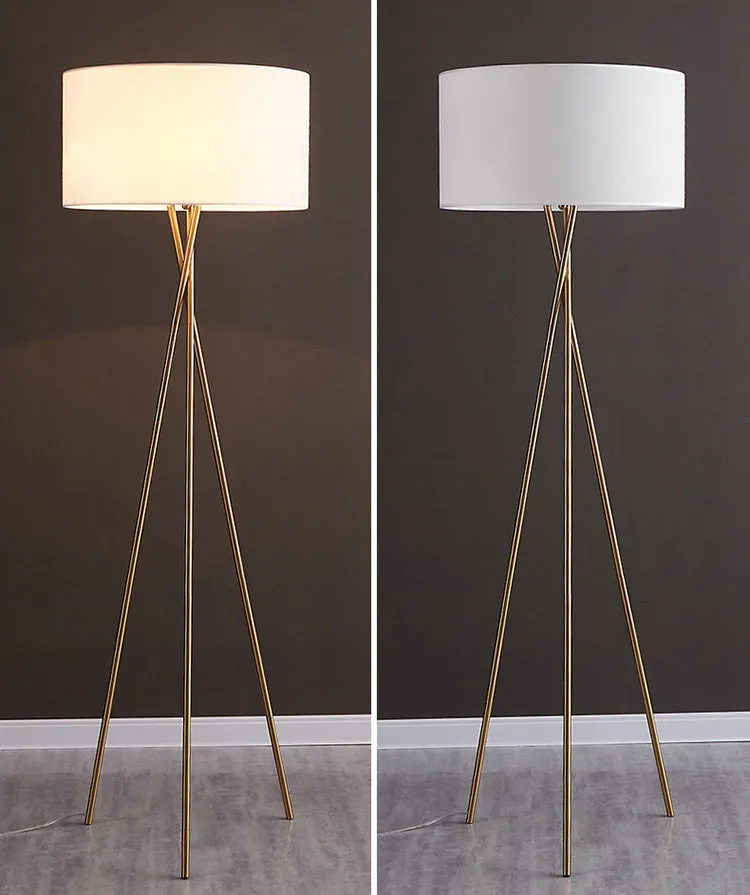 Miro Gold Tripod Floor Lamp