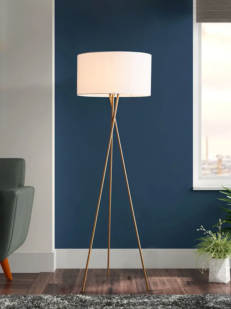 Miro Gold Tripod Floor Lamp