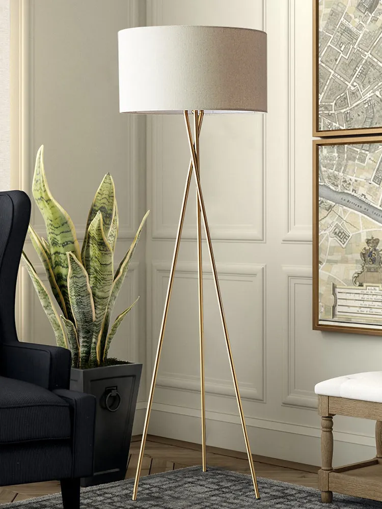 Miro Gold Tripod Floor Lamp