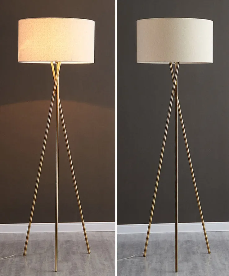 Miro Gold Tripod Floor Lamp