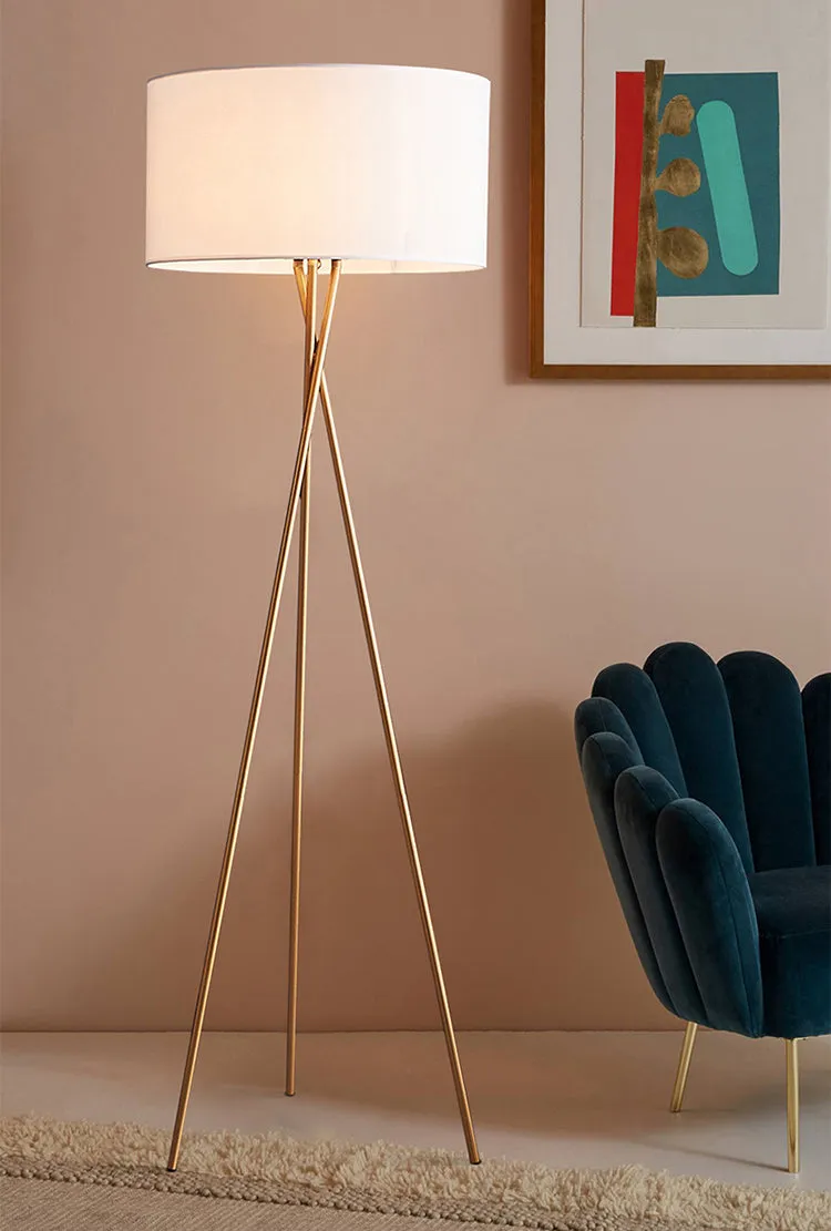 Miro Gold Tripod Floor Lamp