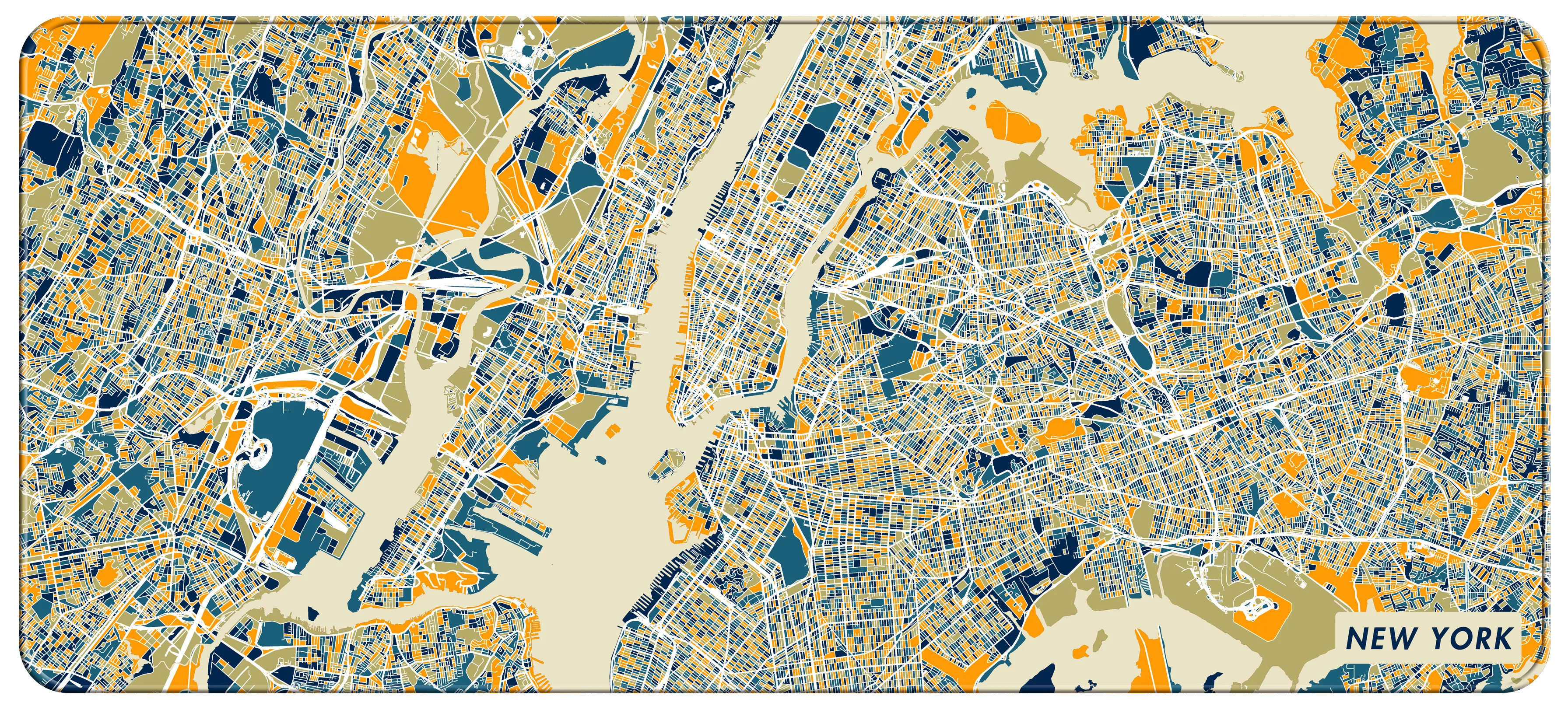 NANAMI DESIGN City Map Desk Mats