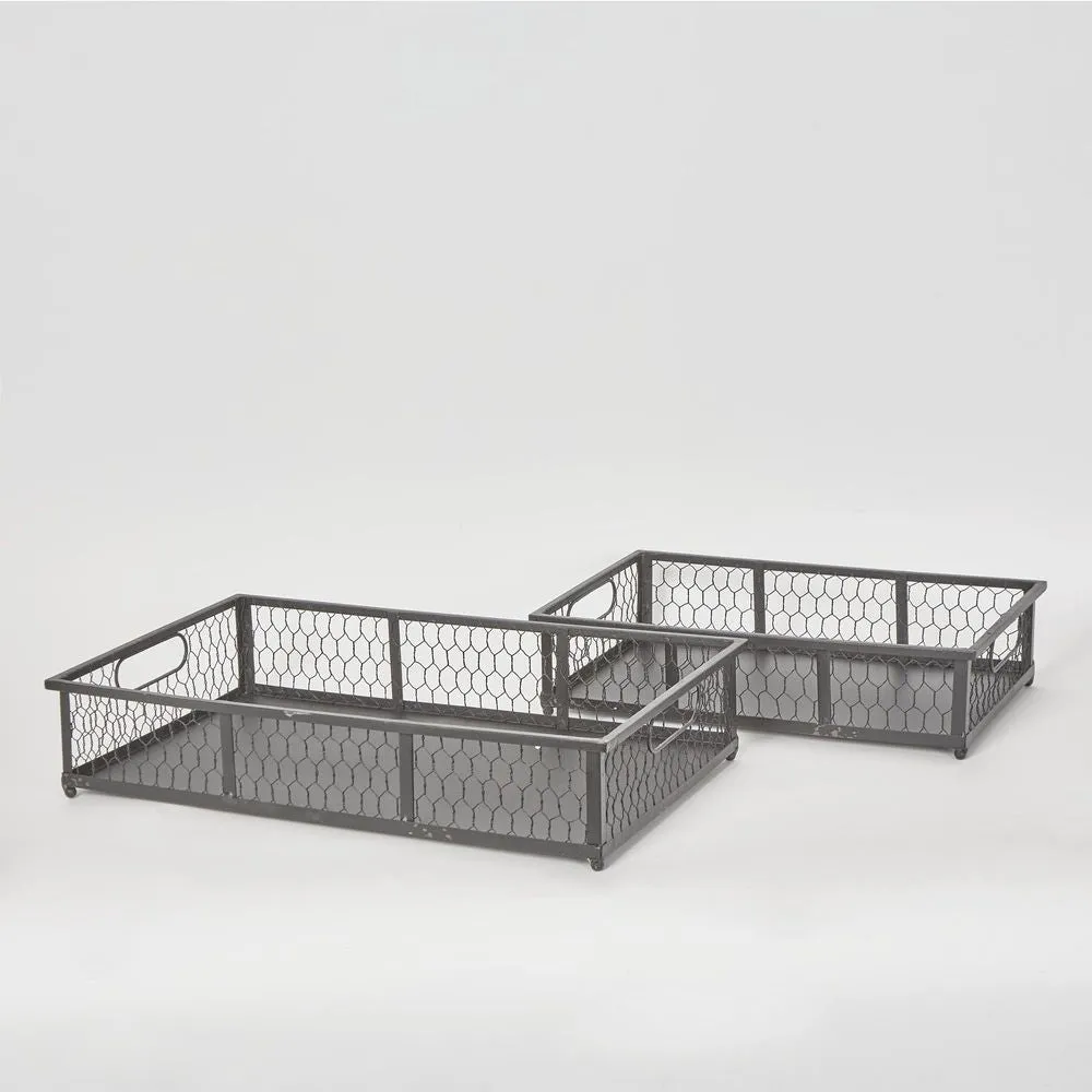 Picardy Wire Trays Set2