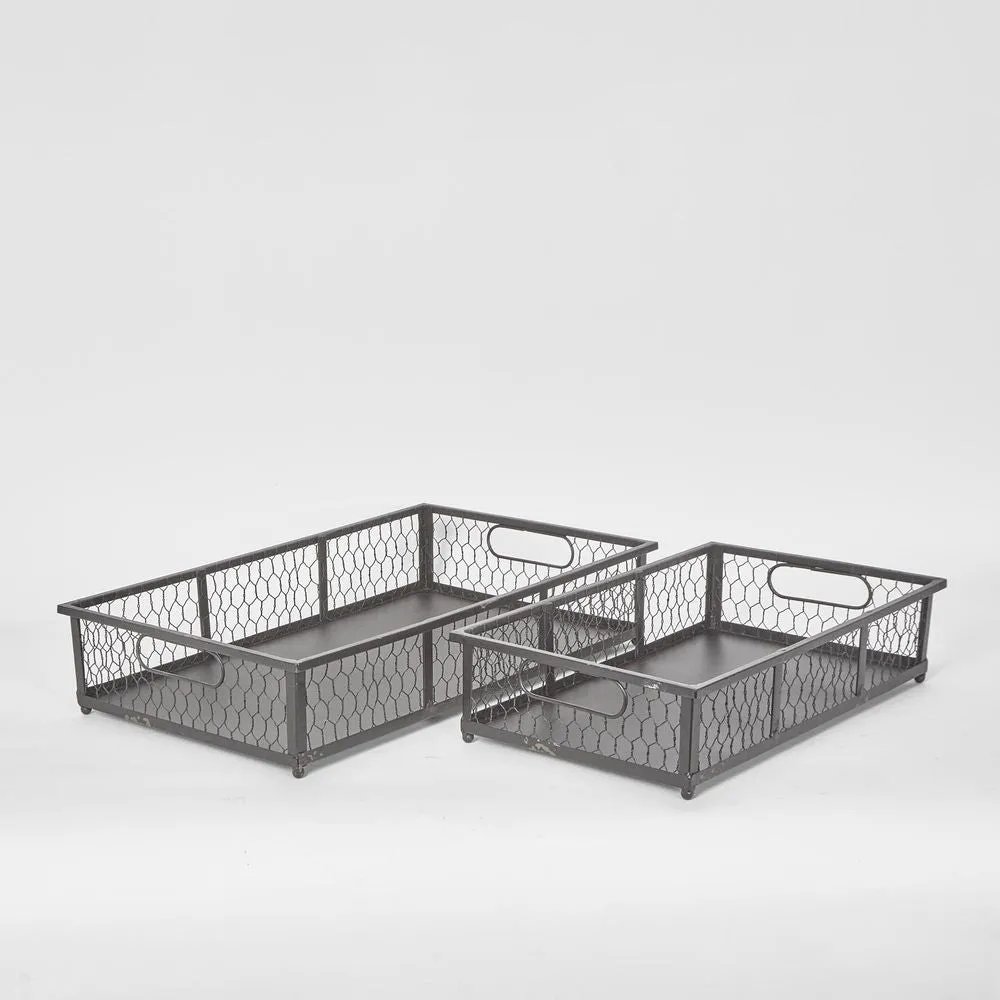 Picardy Wire Trays Set2