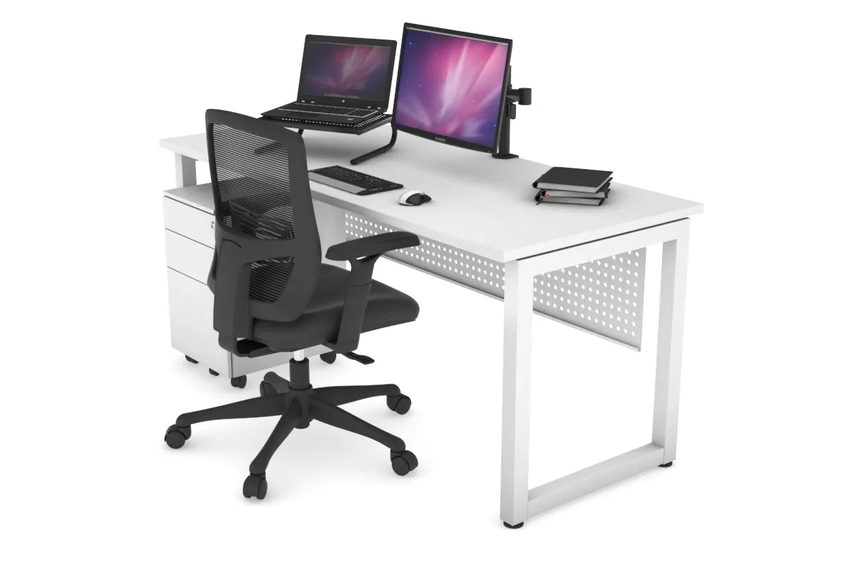 Quadro Loop Legs Office Desk [1200L x 700W]