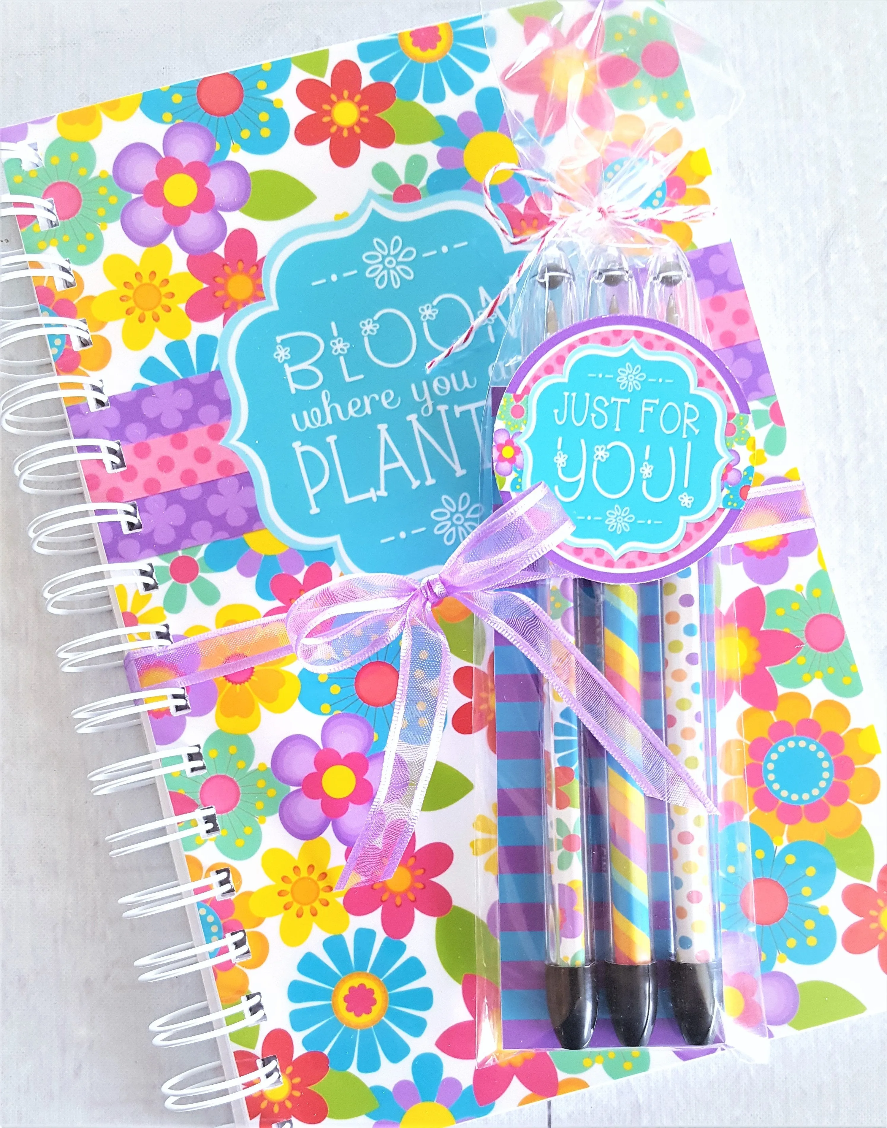 "BLOOM Where You Are Planted" Journal & Notebook {Gift Set; HALF SIZE} PRINTABLE