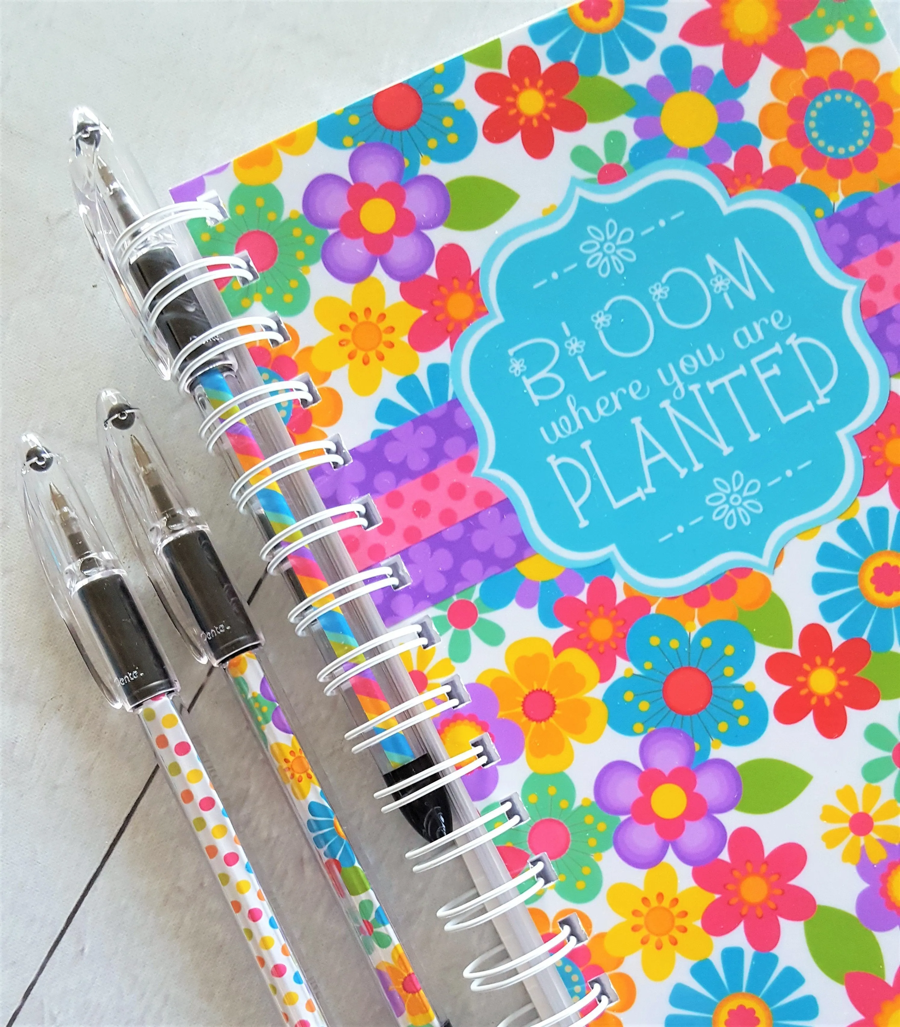 "BLOOM Where You Are Planted" Journal & Notebook {Gift Set; HALF SIZE} PRINTABLE