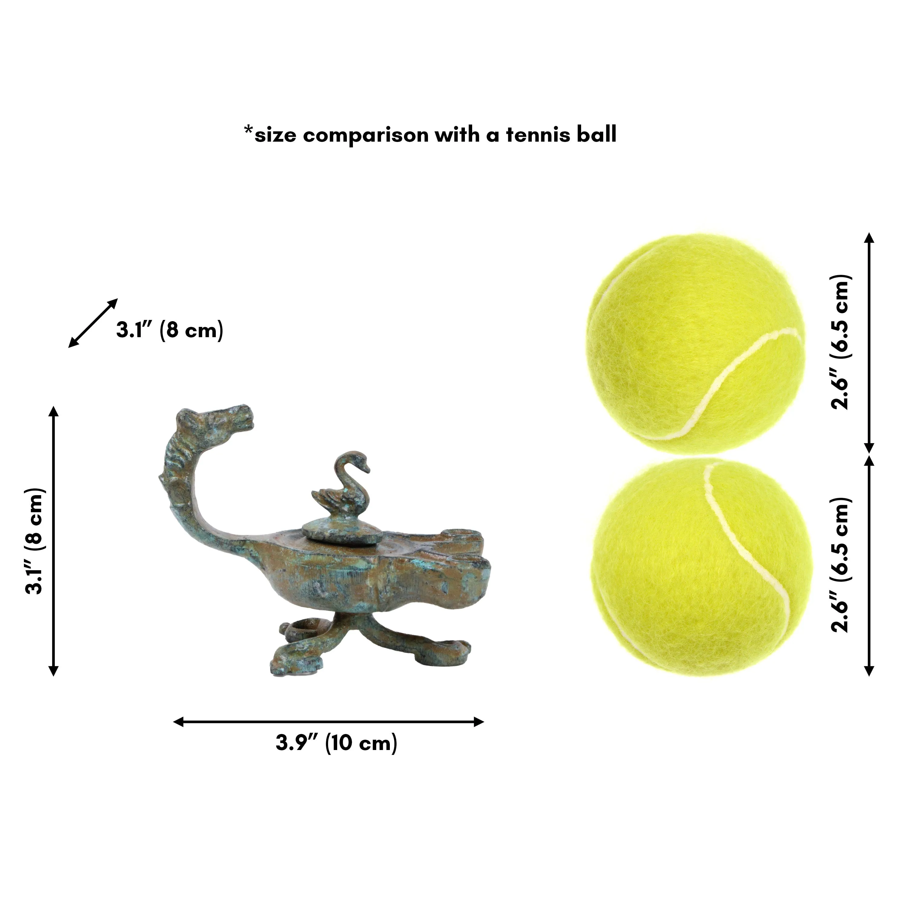 Roman Bronze Oil Lamp