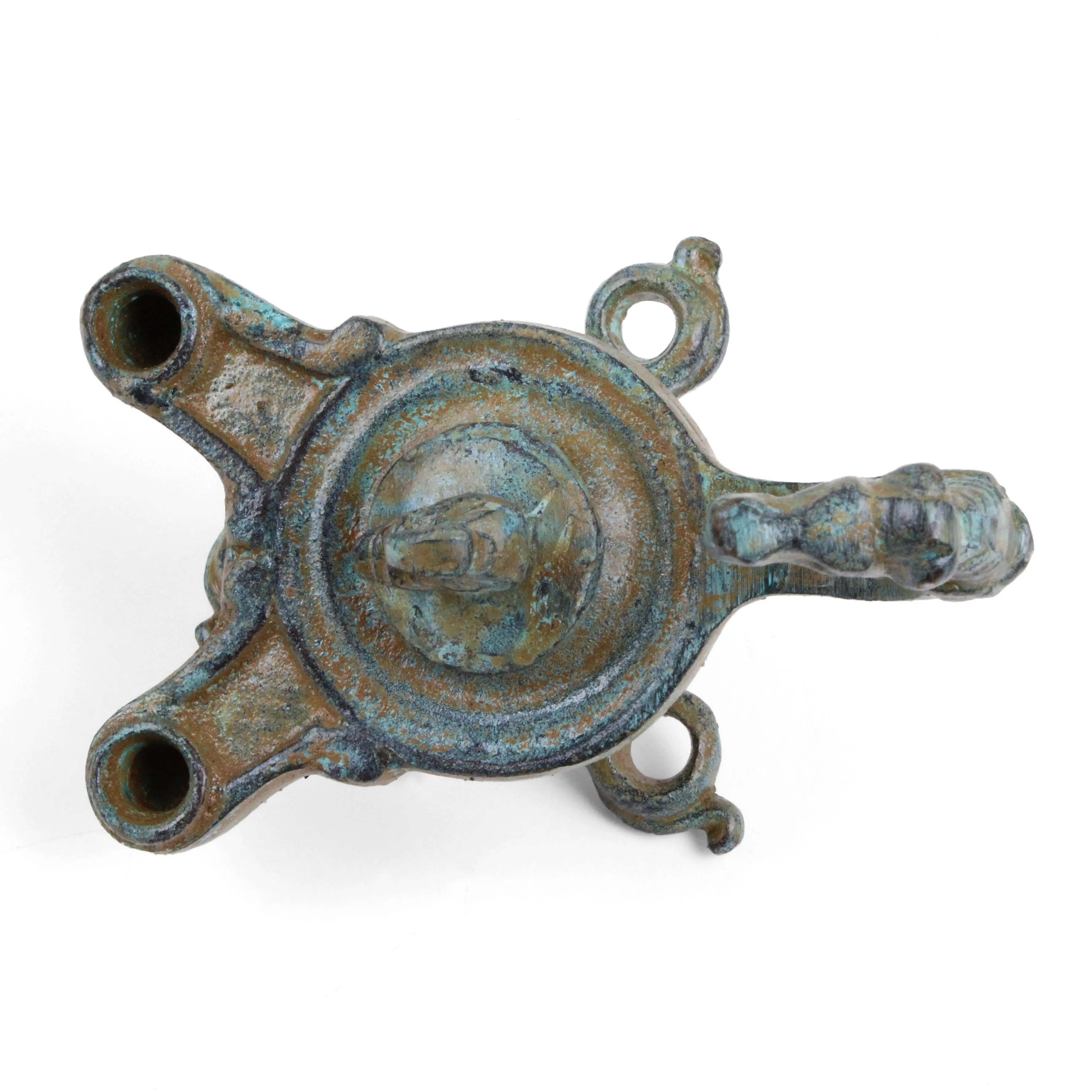 Roman Bronze Oil Lamp