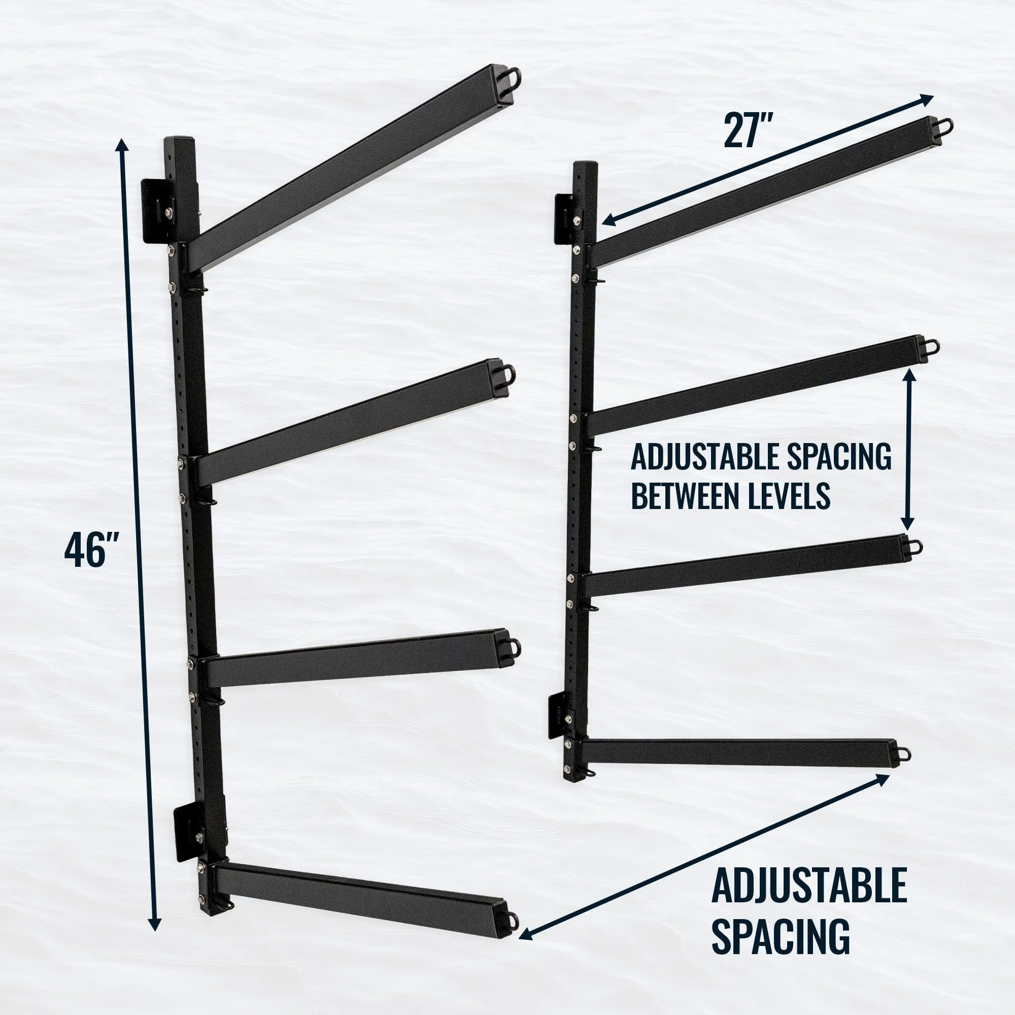 Sandbridge SUP & Surfboard Storage | Outdoor Adjustable Rack | 4 Level