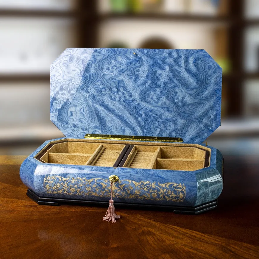 Sea Blue Jewelry Box