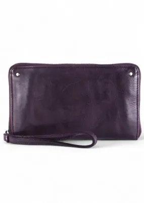 Sierra Wrist Wallet - Aubergine