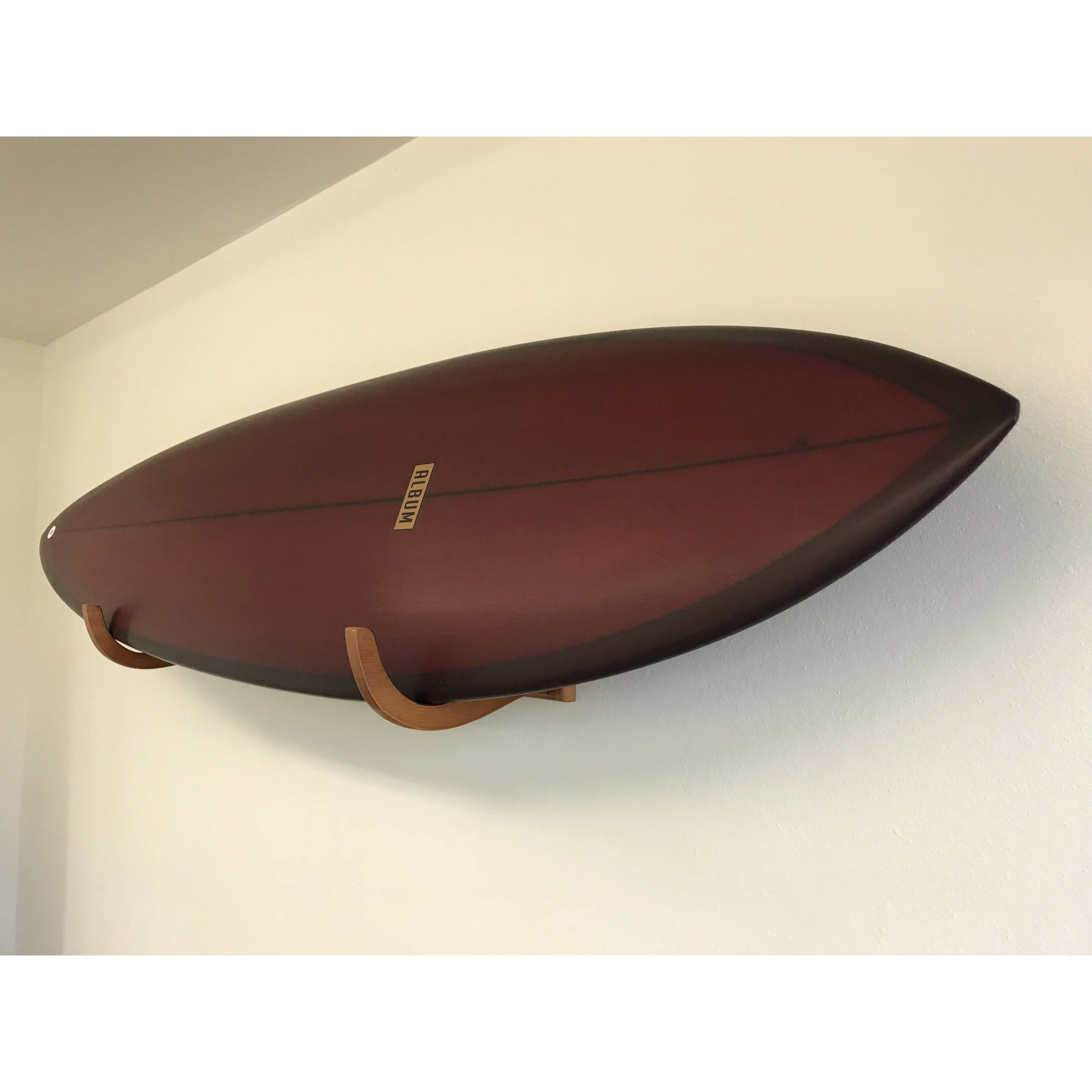 Surfboard Wood Display Wall Rack