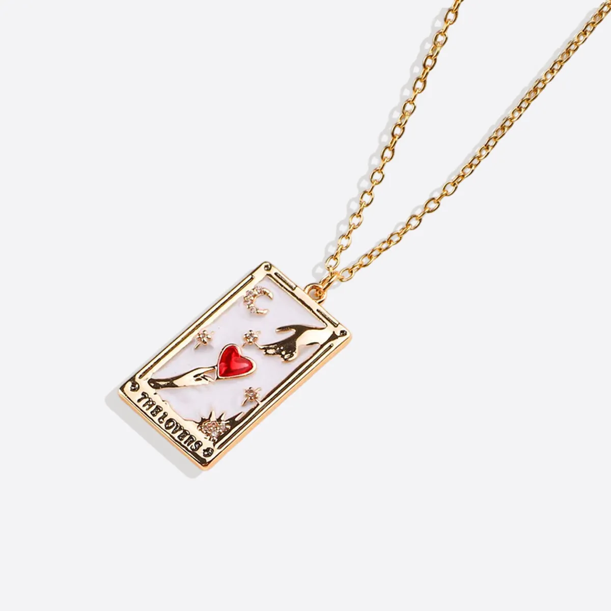 The Lovers Tarot Necklace