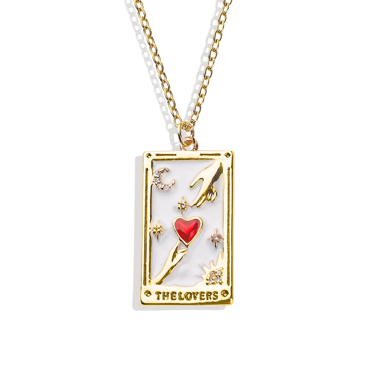 The Lovers Tarot Necklace