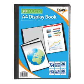 Tiger Presentation Display Books - 20 Pockets