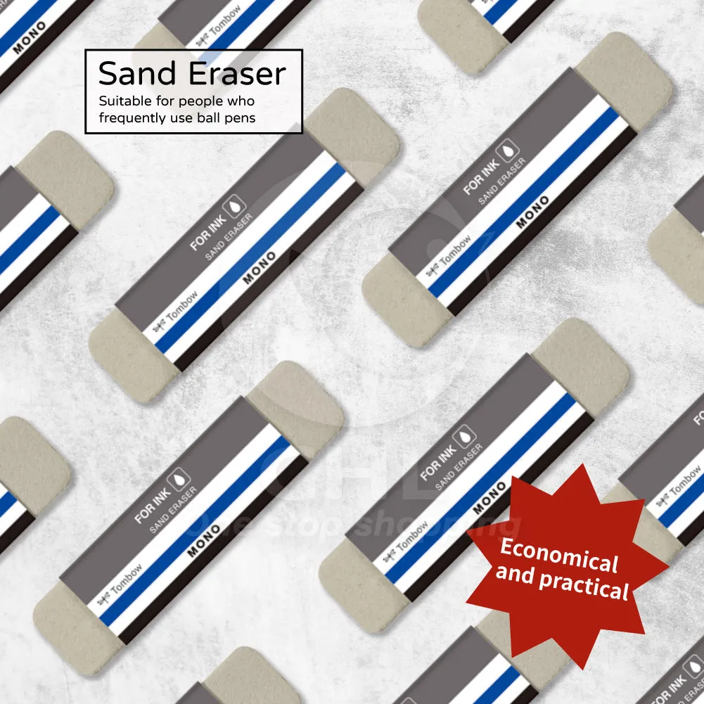 TOMBOW MONO Sand Eraser Sand and Rubber Eraser ES-510B ES-512B