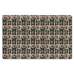 Tudor Rose on a castle Desk Mats