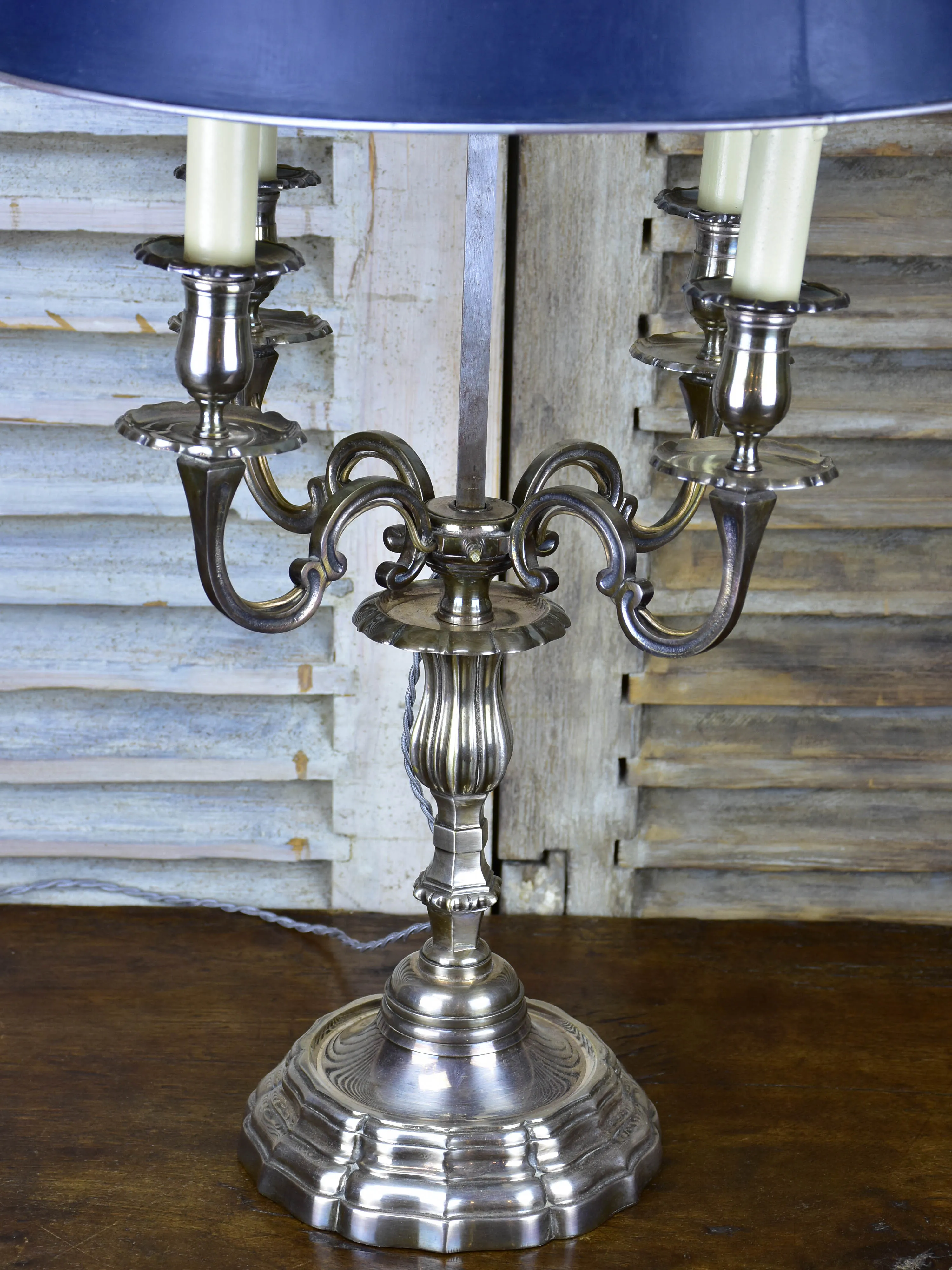 Vintage French table lamp, adjustable