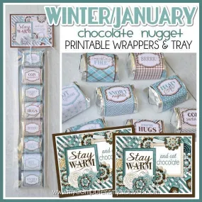 Winter Nugget Wrappers PRINTABLE