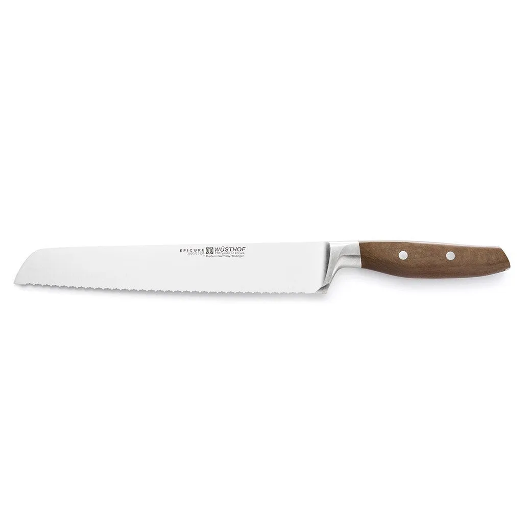 Wusthof Epicure Double Serrated Bread Knife - 9″