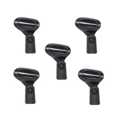 Set of 5 Optimized YPA MMC6 Clip Microphone Holders with Mic Mounts